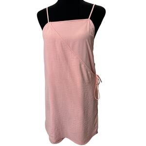 New~ BP. NORDSTROM ~  Pink Square Neck Spaghetti Strap Dress Size S